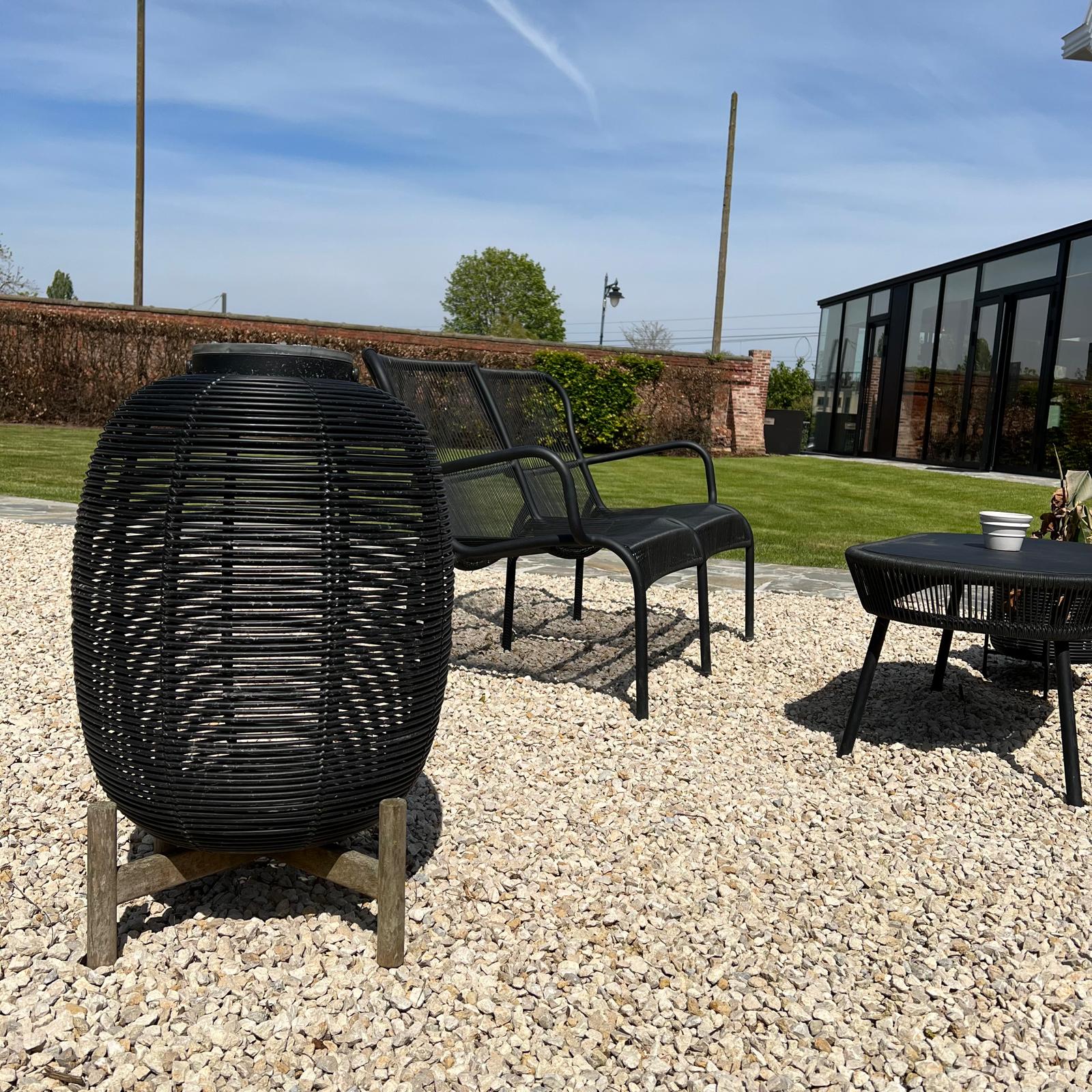 tika lantaarn teak base