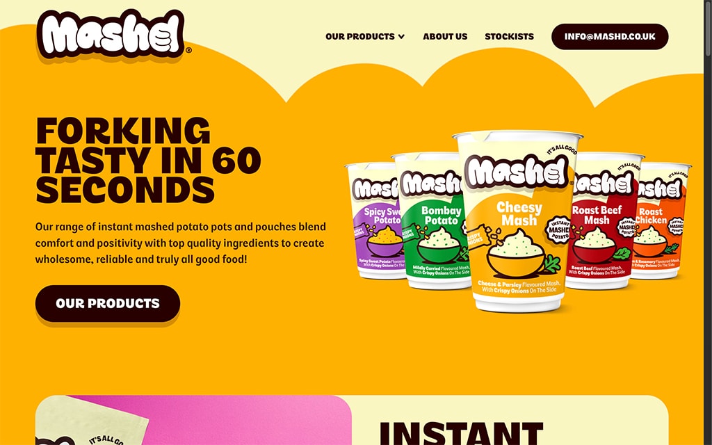 Mashd.co.uk website screenshot