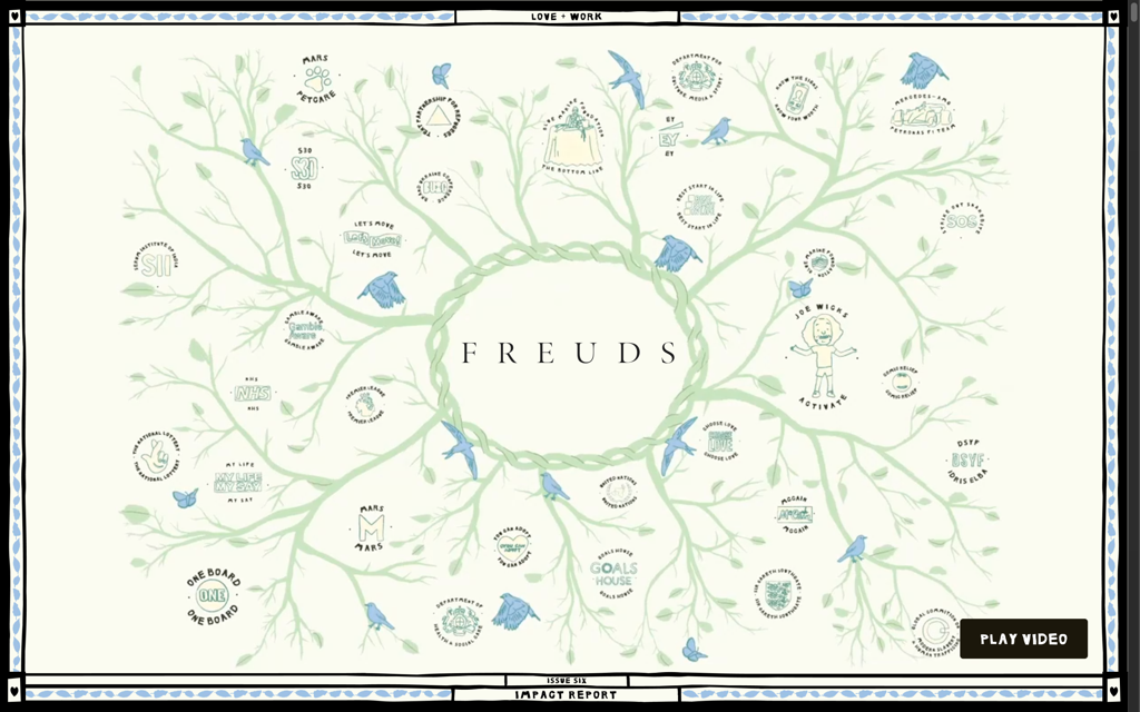Freuds BCorp Report Website Screenshot