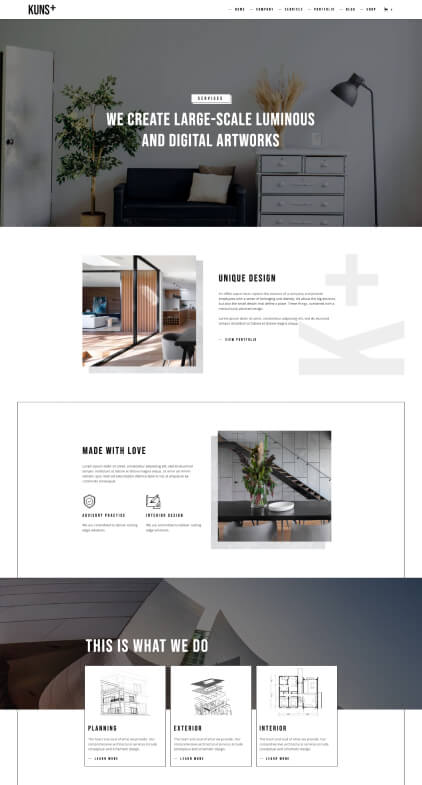 services details page screen
