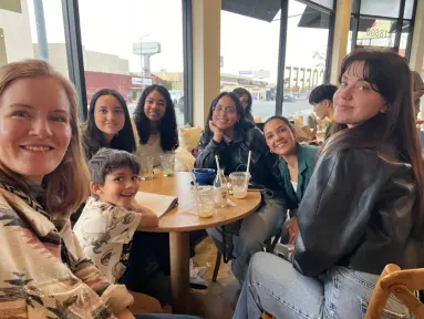 au pairs hanging out