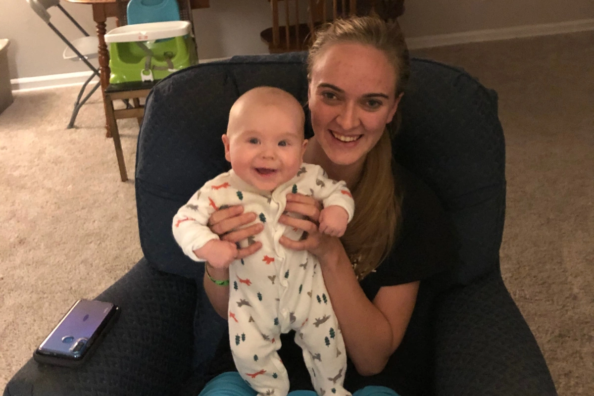 au pair with infant