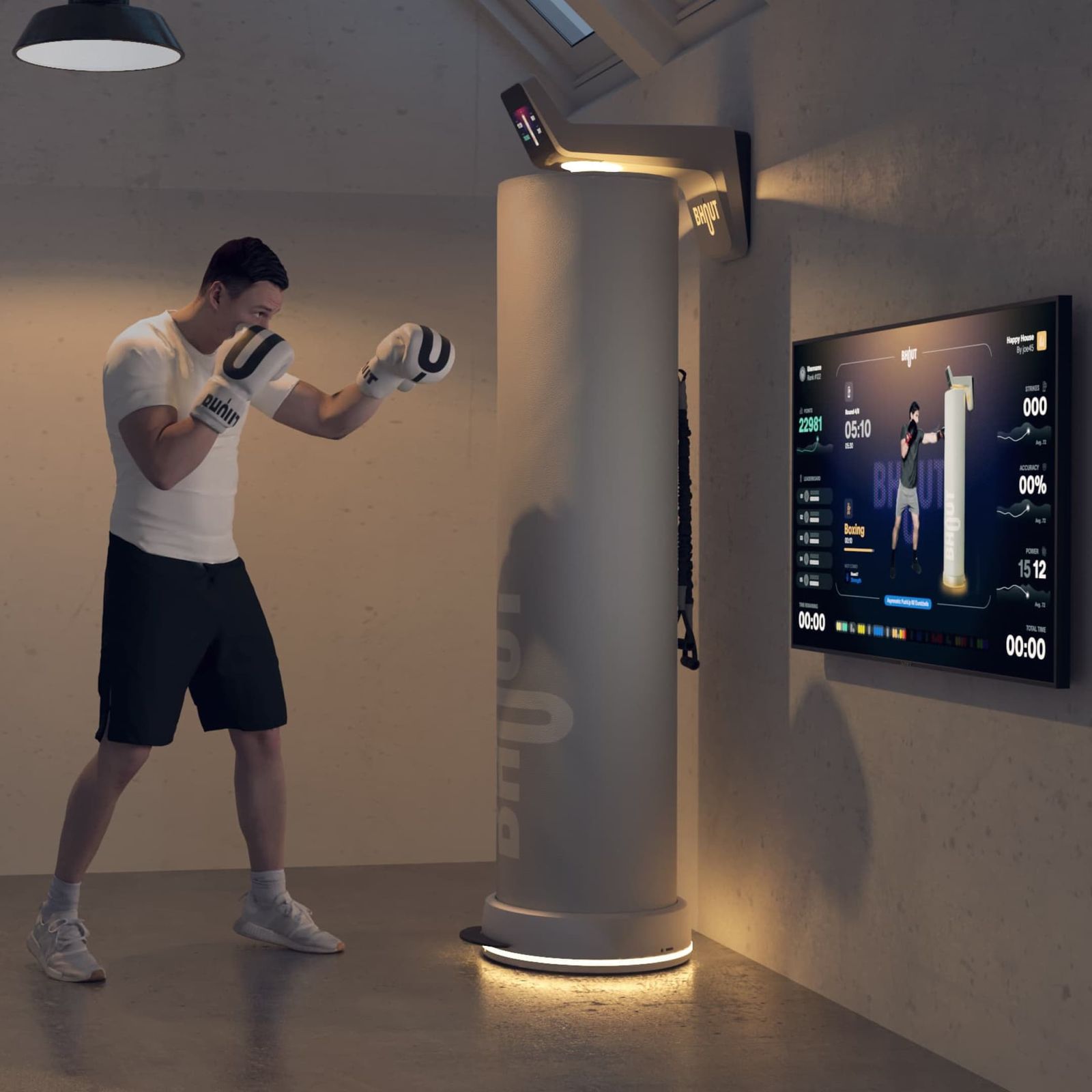 Discover the BHOUT Bag: the world’s first smart punching bag