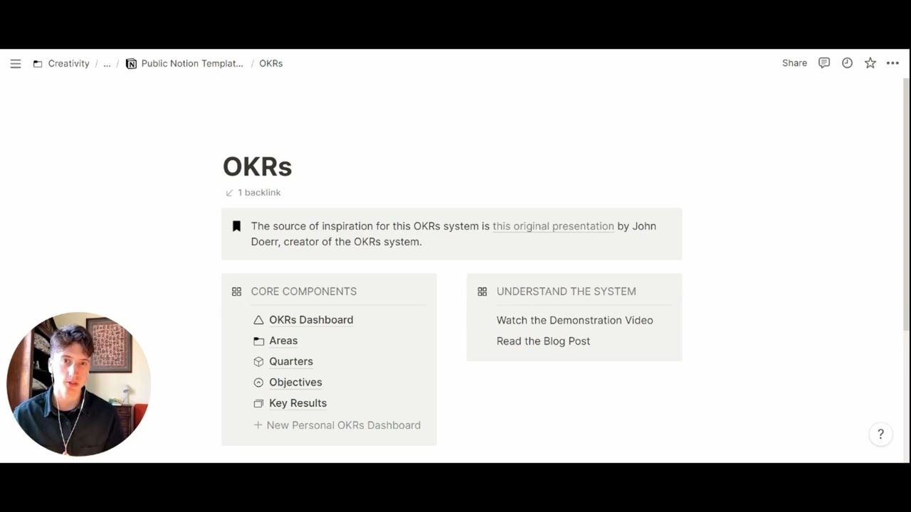 The Ultimate Notion OKRs System
