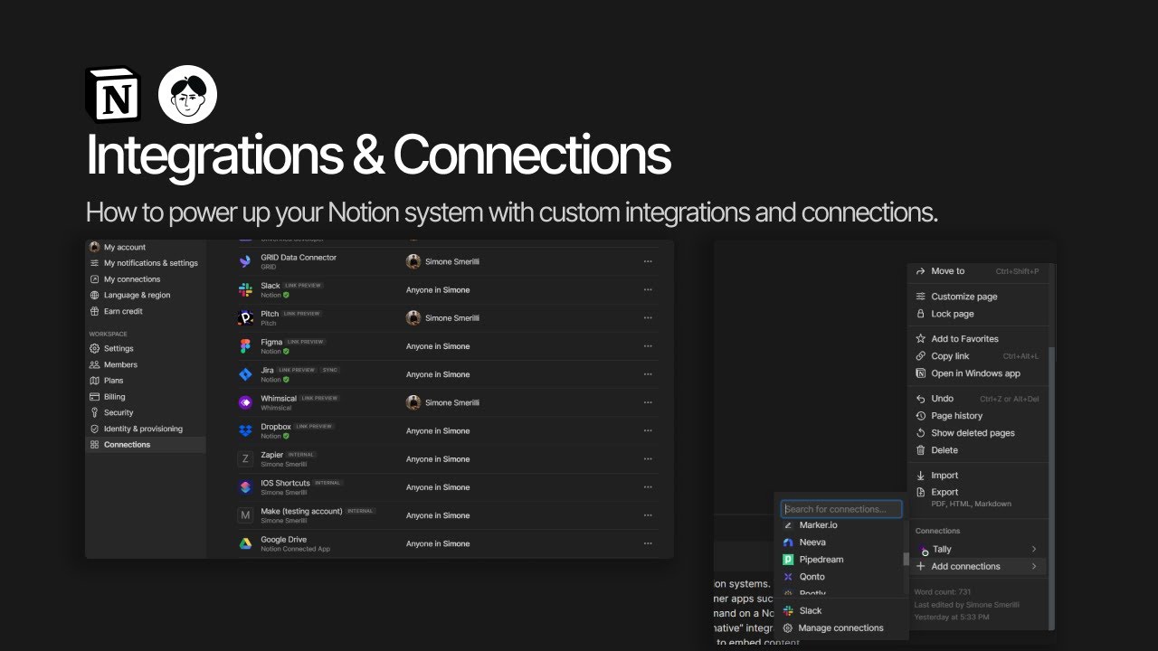 How Notion integrations and connections work - full 2023 overview