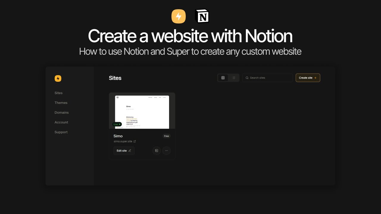 How to build a website with Notion and Super (Super 3.0 new release)