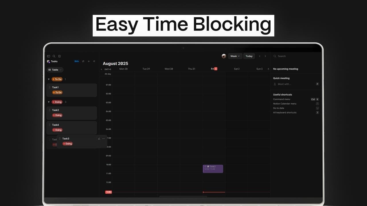 Drag-and-drop Items from Notion into Your Calendar - Notion Calendar Database Integration