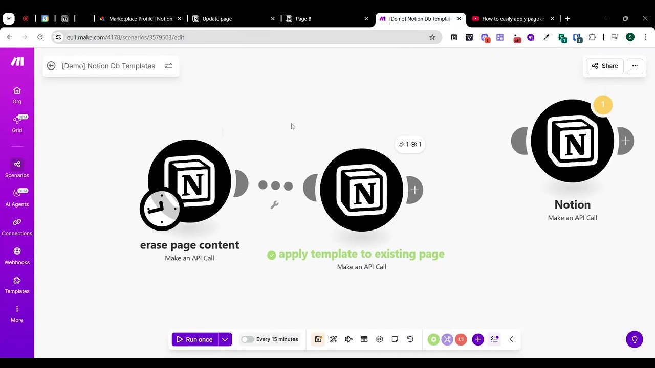 Keeping page content in sync via the Notion API