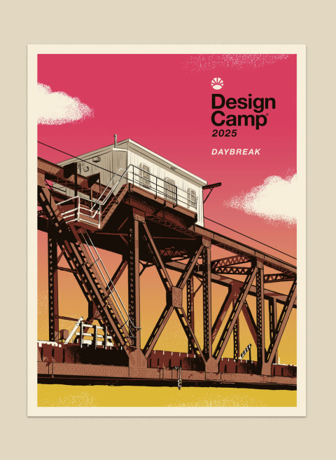 Design Camp 2025 Printed Poster