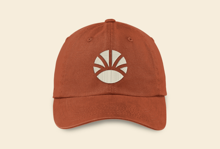 Design Camp 2025 branded dad hat