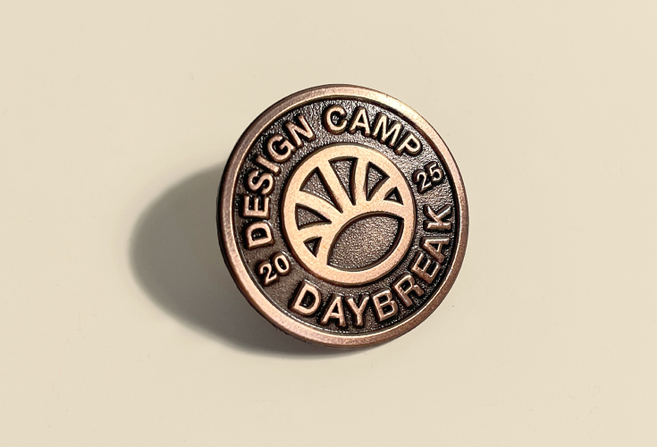 Design Camp 2025 Branded Pin