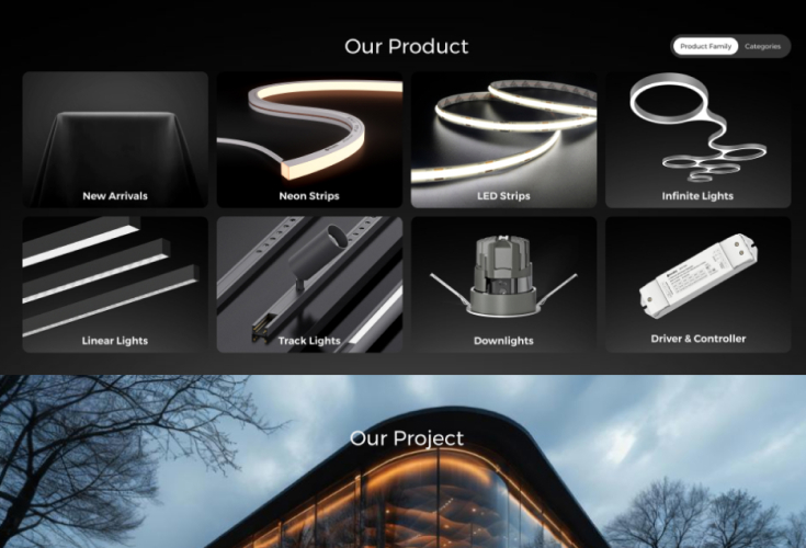 various product imagery from sections on the COLORS website.