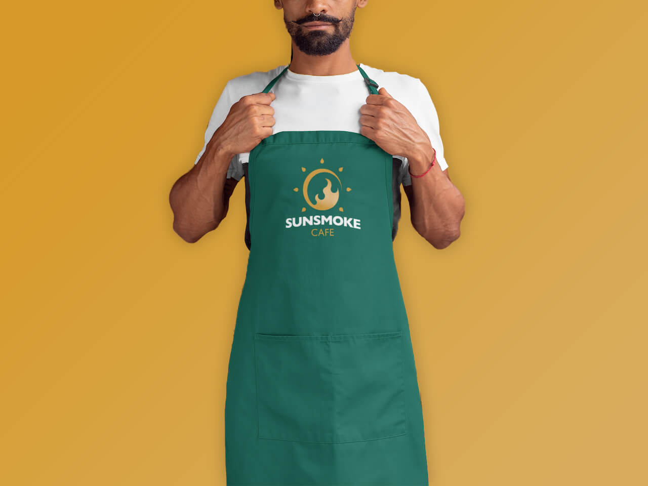 SunSmoke Cafe apron
