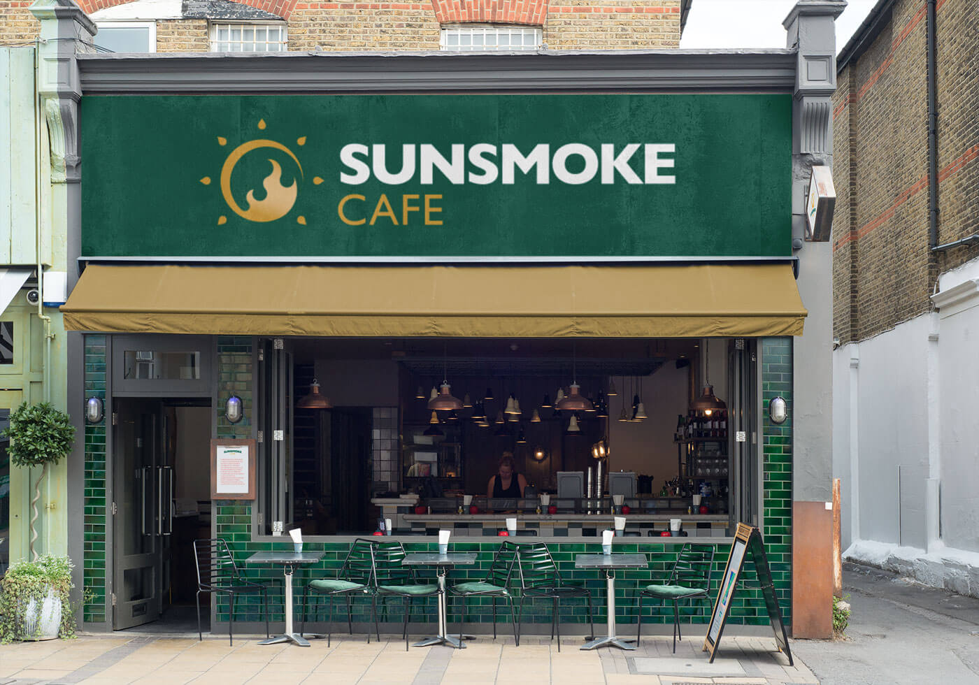 SunSmoke Cafe storefront