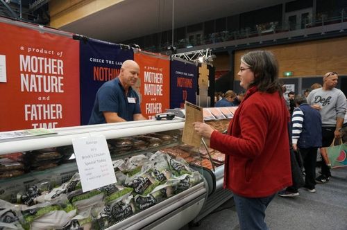 Naked Meats stand at the Tauranga Food Show