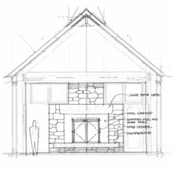 Fireplace Surround and Doors