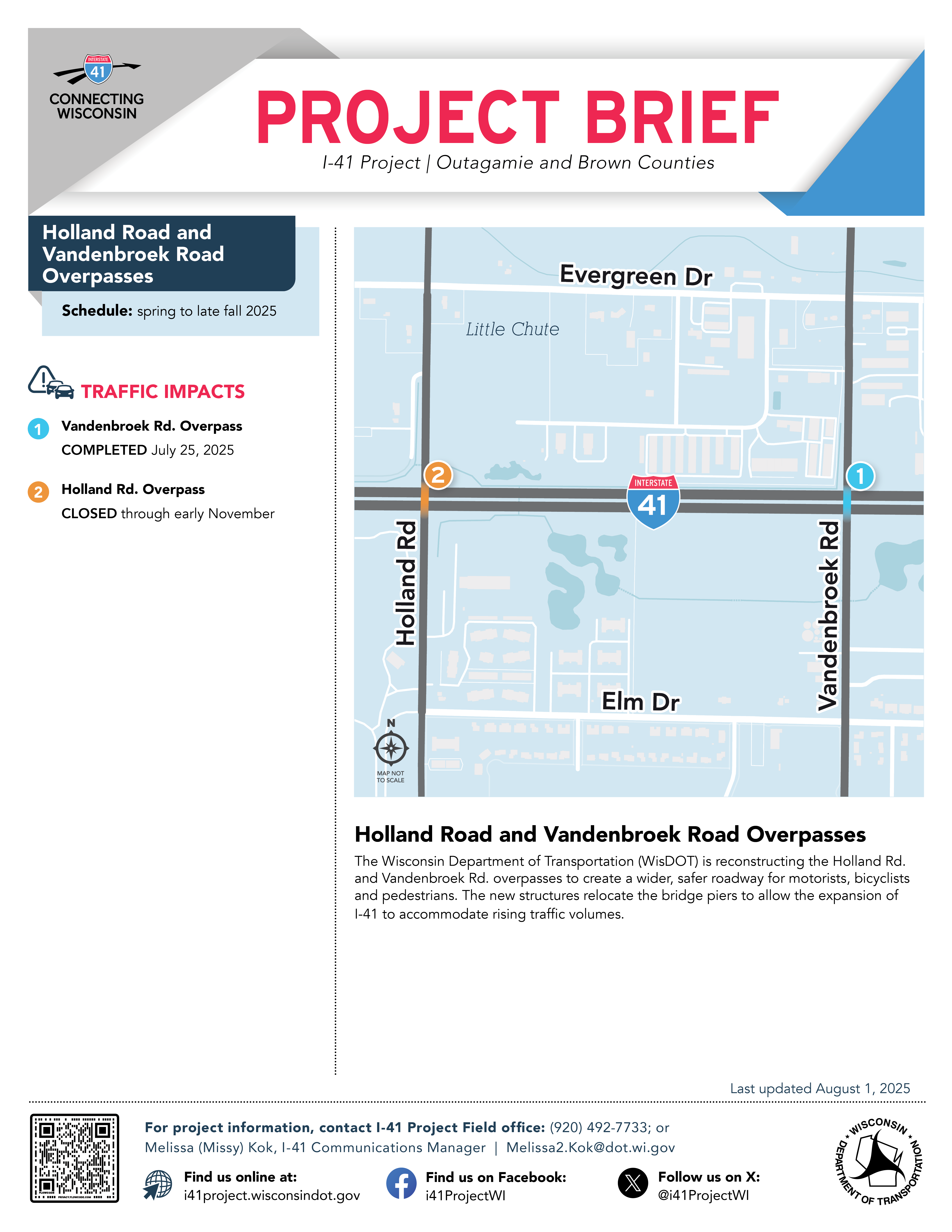 Image of Holland and Vandenbroek Overpasses' current Project Brief PDF. Click to open PDF in a new tab!
