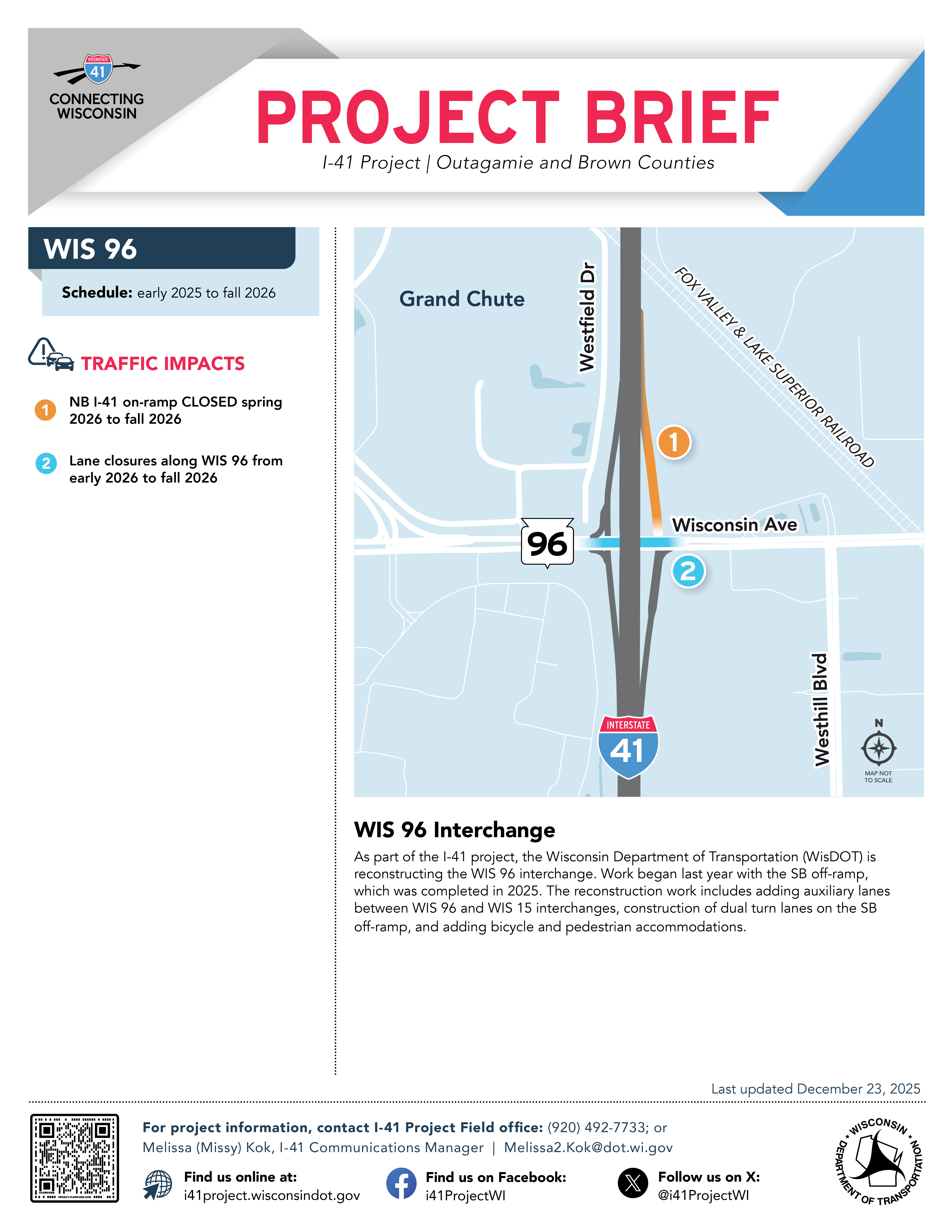 Page one of WIS 96's Project brief, click to open into a PDF.