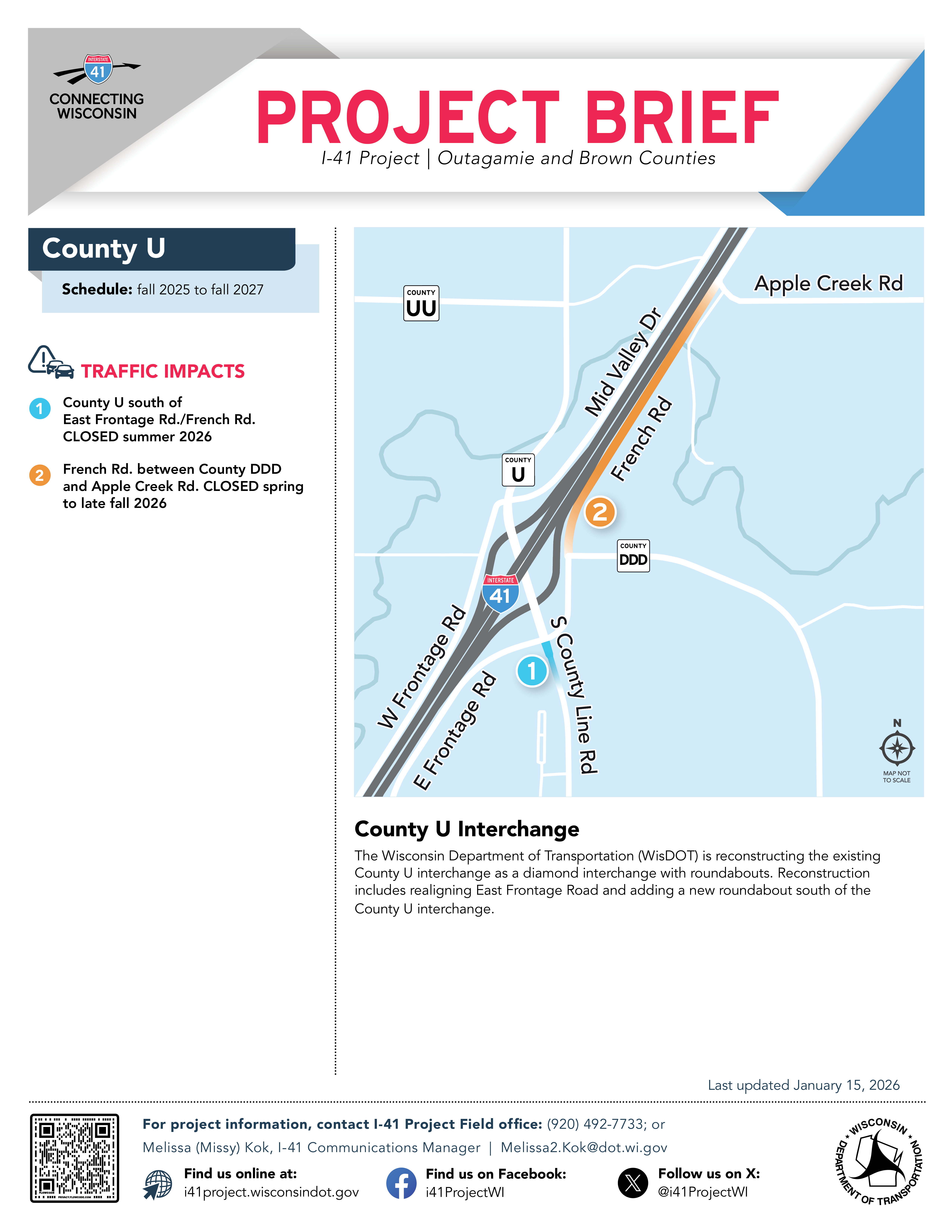 Page one of Ballard Road's Project brief, click to open into a PDF.