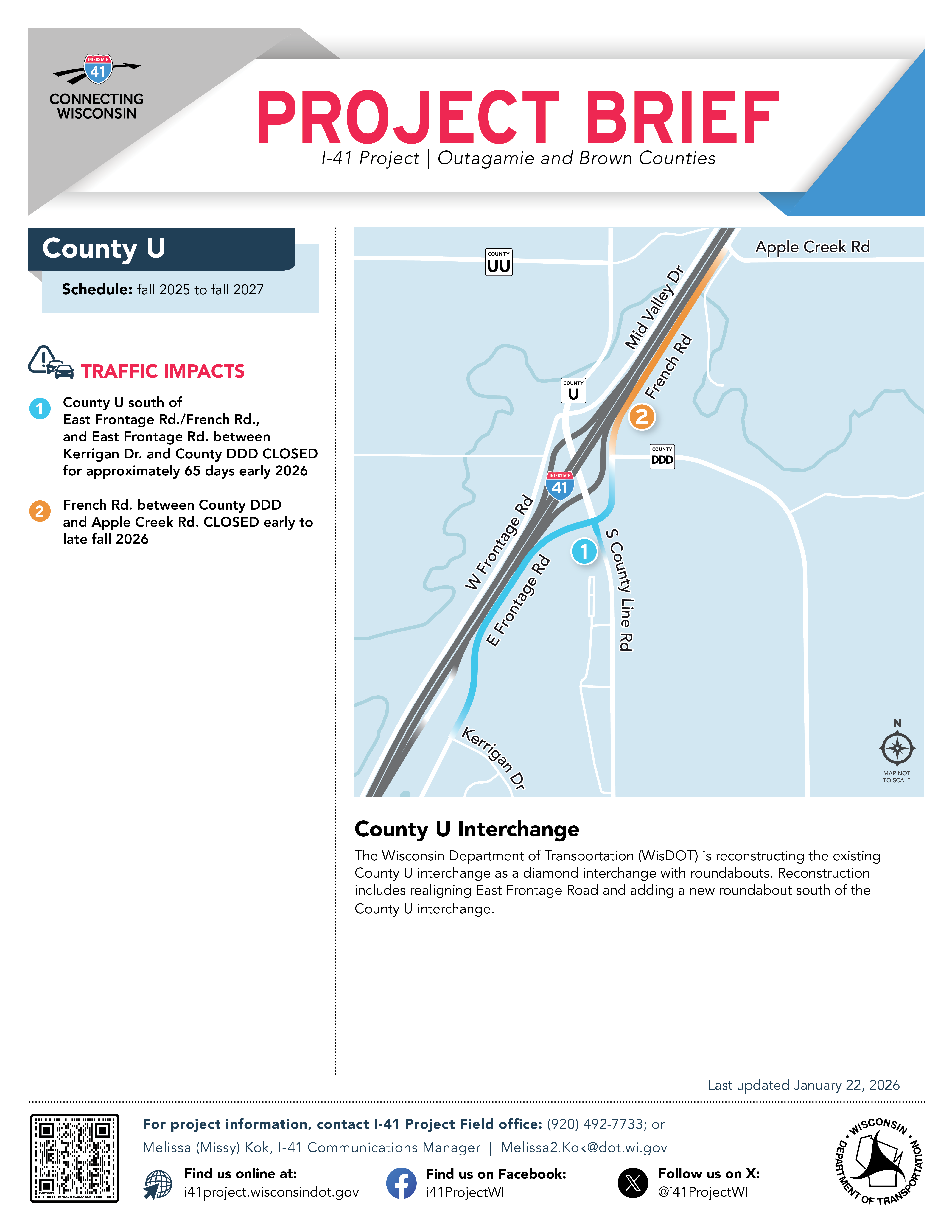 Page one of Ballard Road's Project brief, click to open into a PDF.