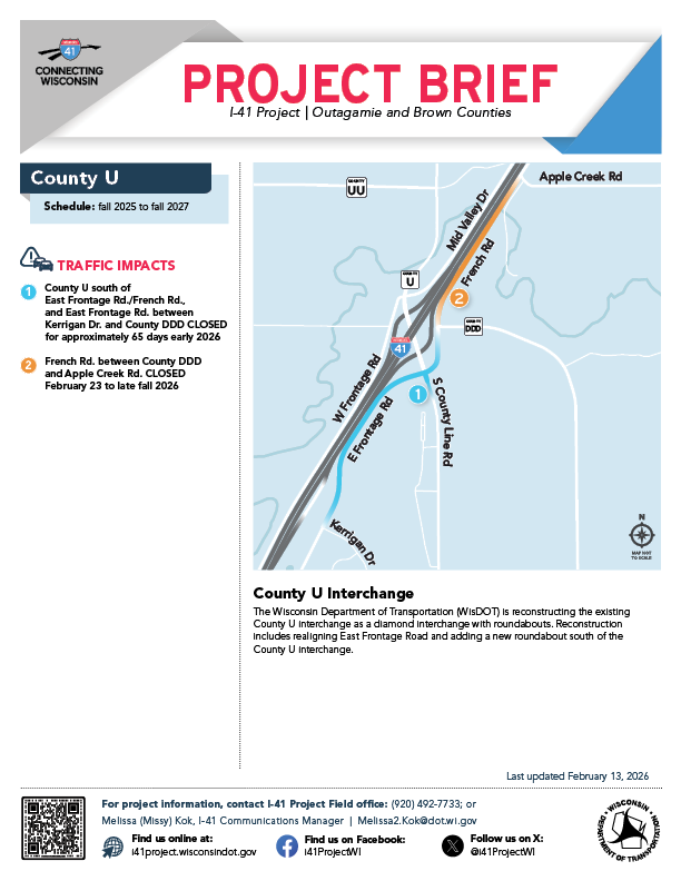 Page one of Ballard Road's Project brief, click to open into a PDF.