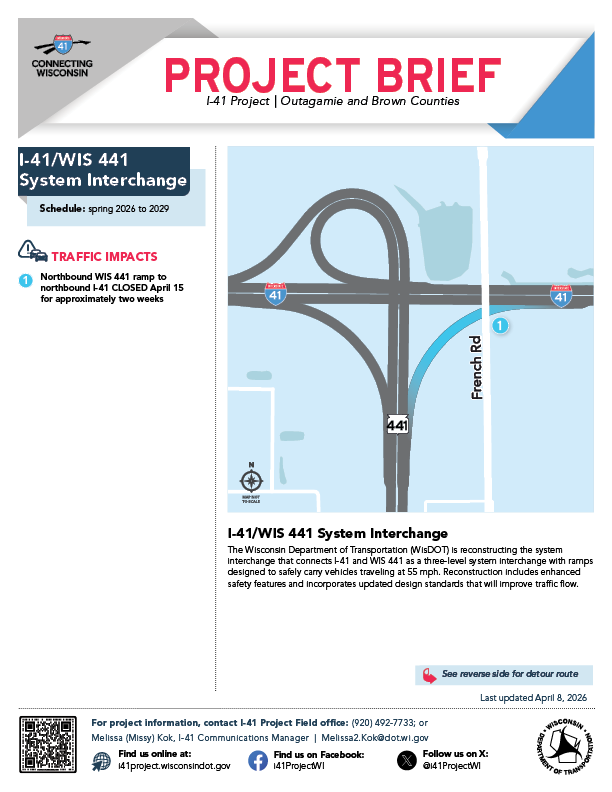 Page one of Ballard Road's Project brief, click to open into a PDF.