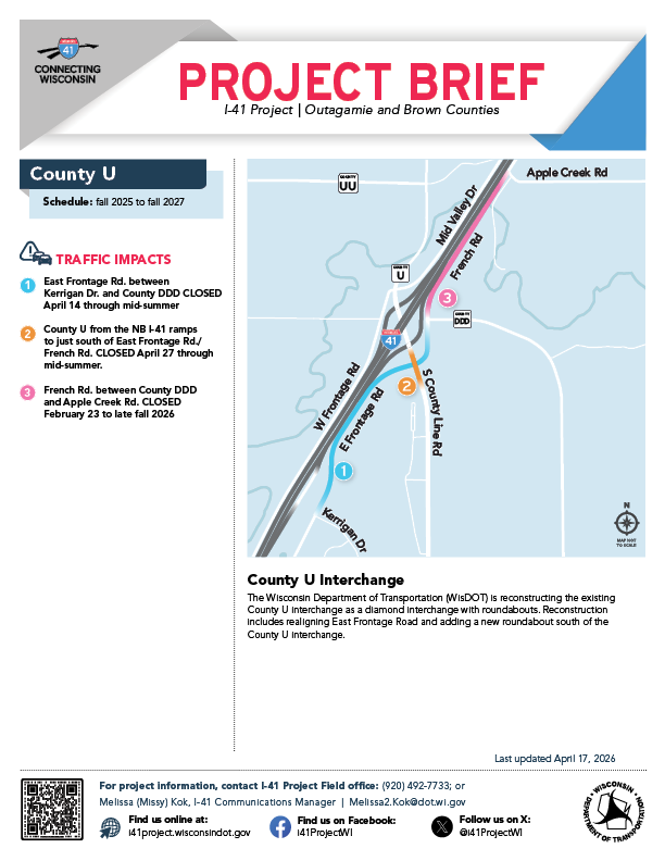 Page one of Ballard Road's Project brief, click to open into a PDF.