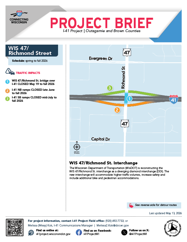 Page one of Ballard Road's Project brief, click to open into a PDF.