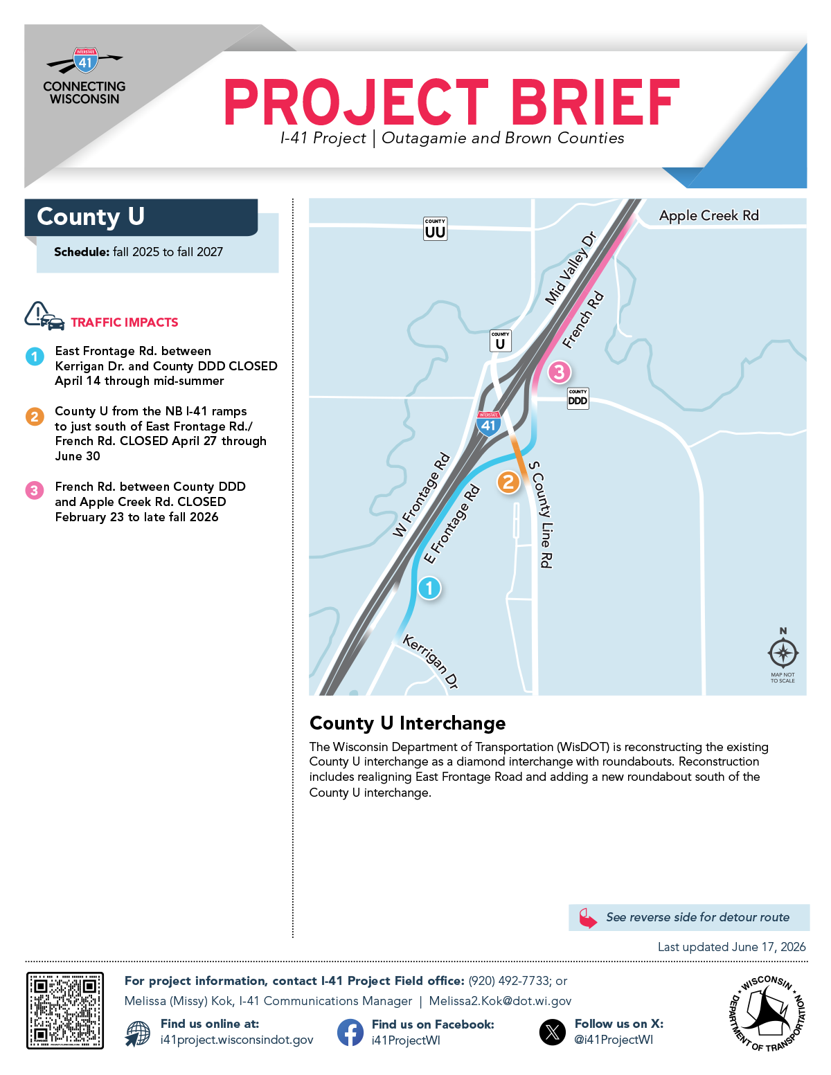 Page one of Ballard Road's Project brief, click to open into a PDF.