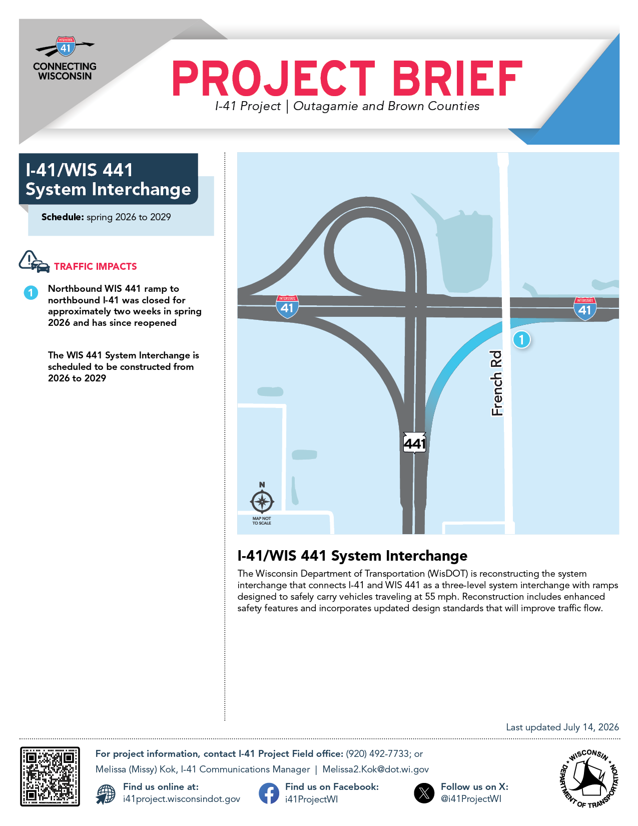 Page one of Ballard Road's Project brief, click to open into a PDF.