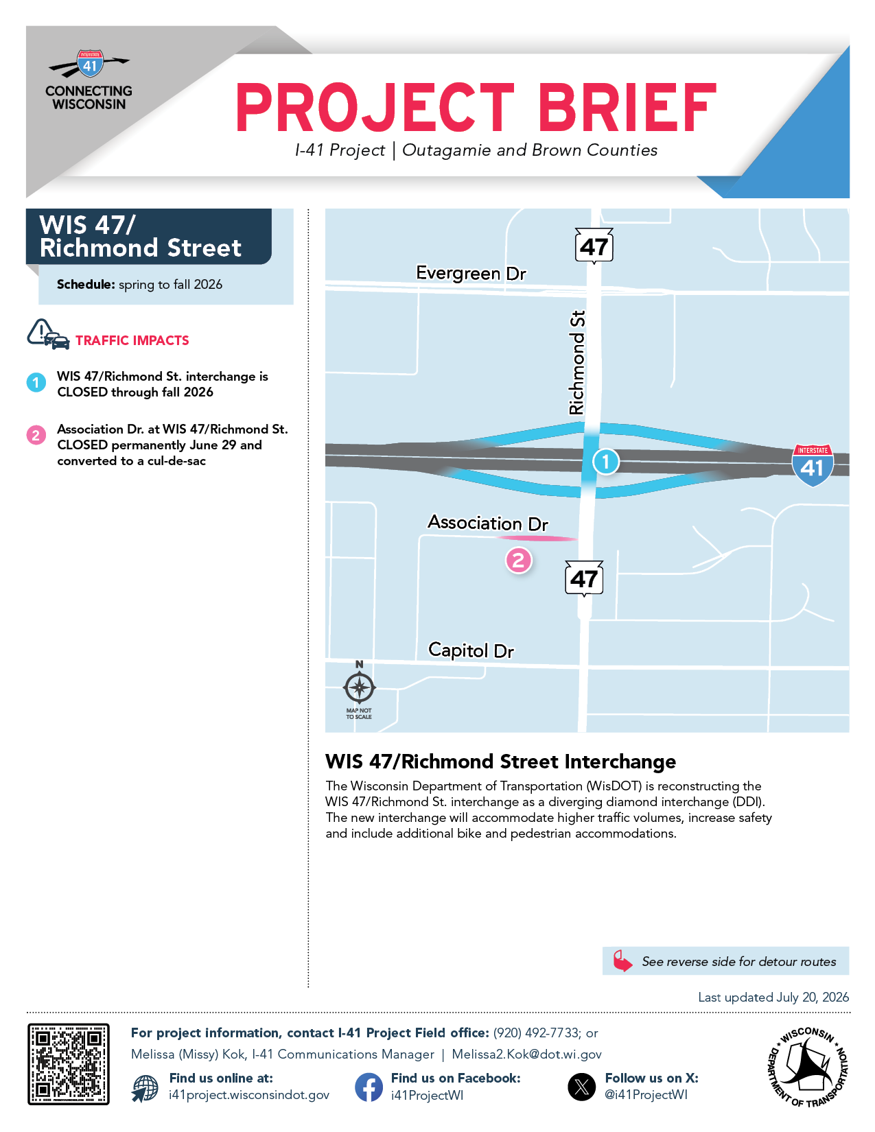 Page one of Ballard Road's Project brief, click to open into a PDF.