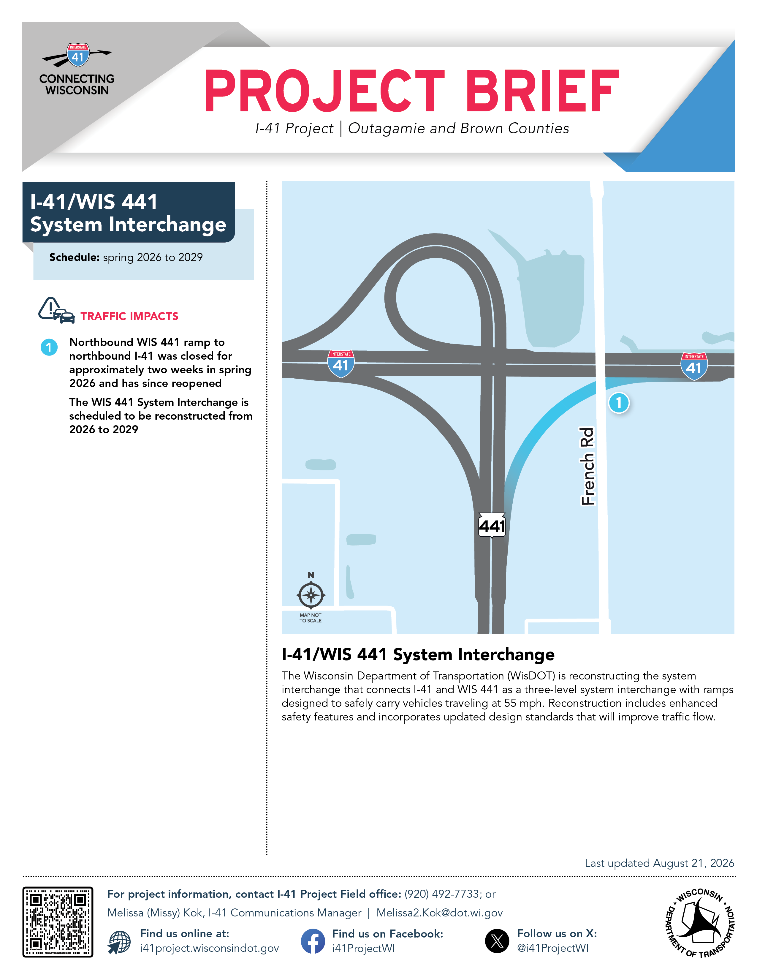 Page one of Ballard Road's Project brief, click to open into a PDF.