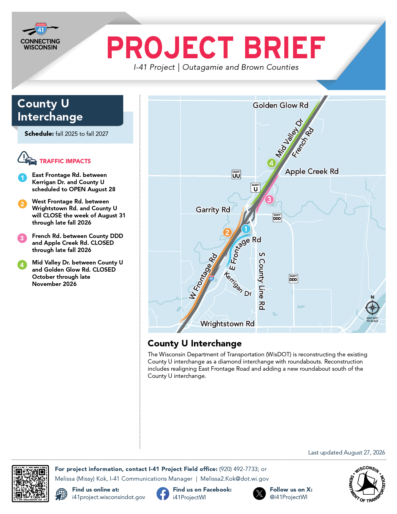 Page one of Ballard Road's Project brief, click to open into a PDF.