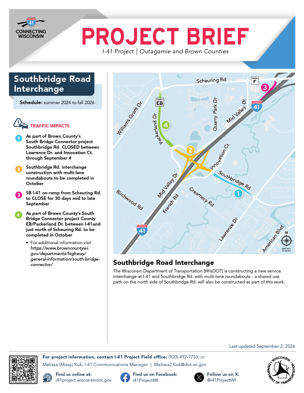Page one of Southbridge Road's Project brief, click to open into a PDF.