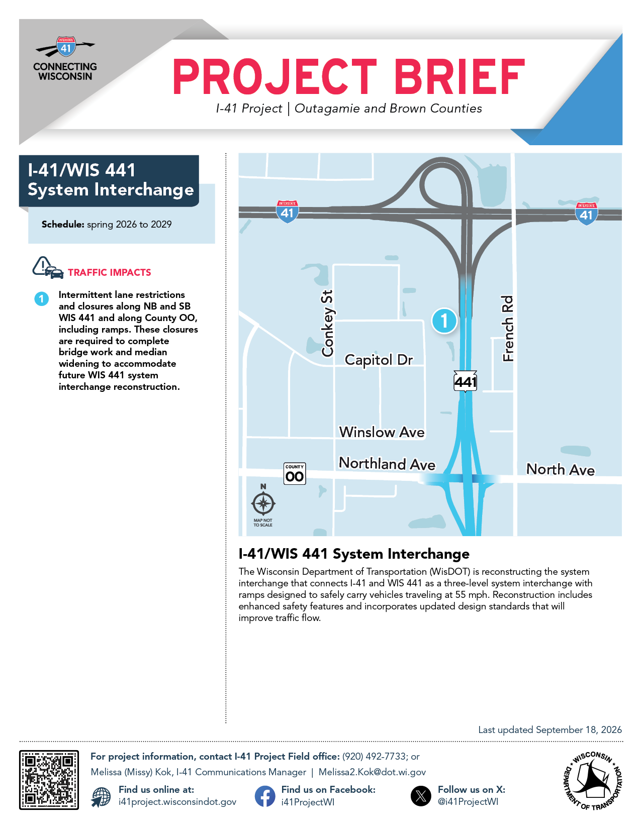 Page one of Ballard Road's Project brief, click to open into a PDF.