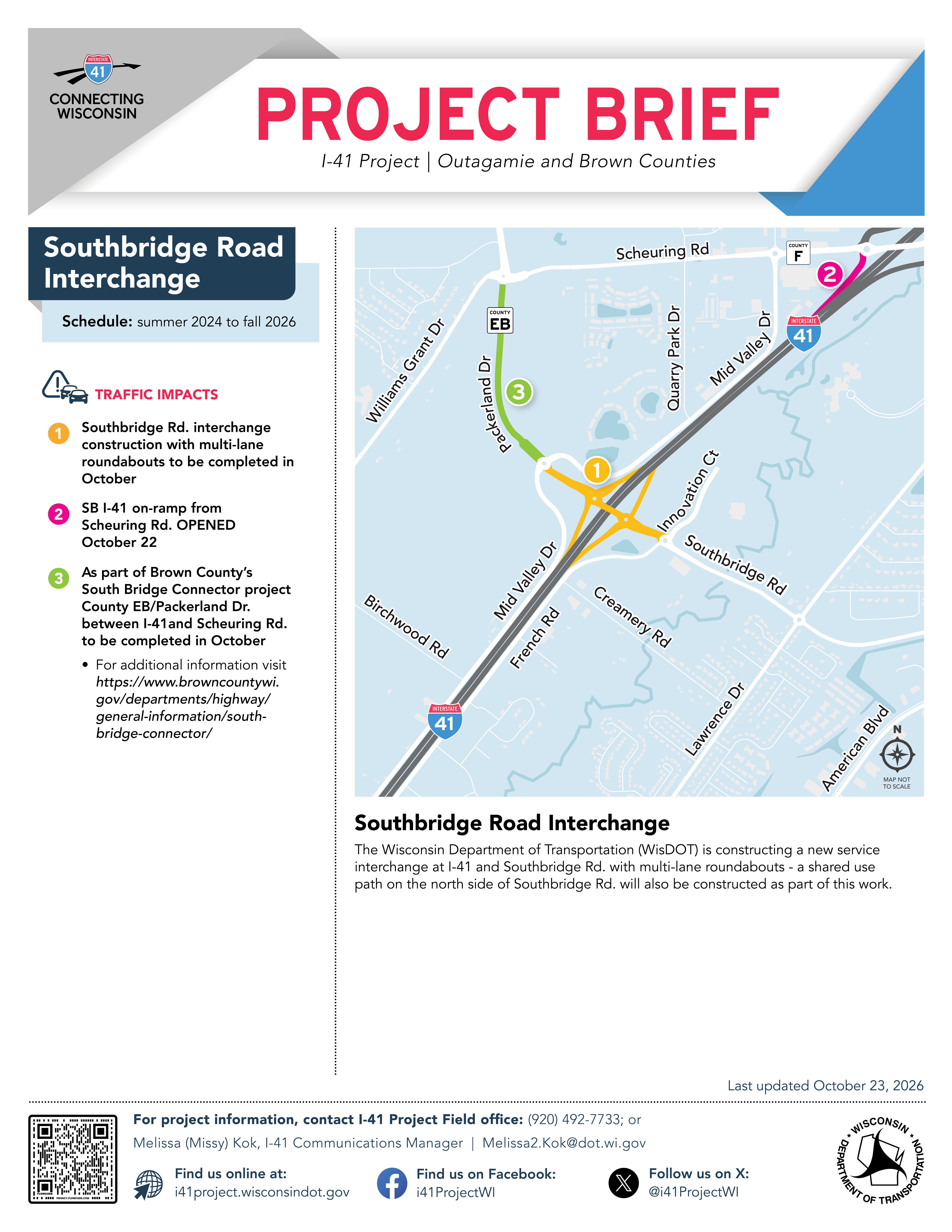 Page one of Southbridge Road's Project brief, click to open into a PDF.