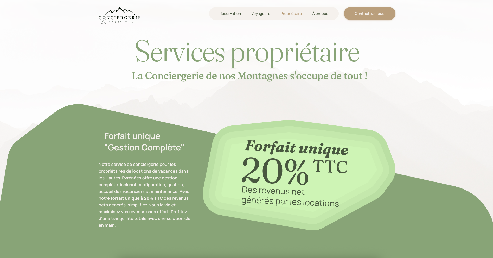 Conciergerie de nos Montagnes - Services proprio