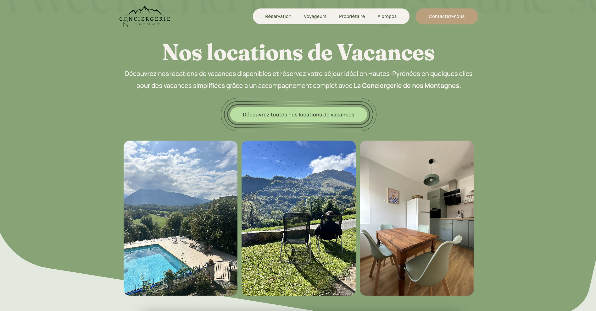 Conciergerie de nos Montagnes - Home