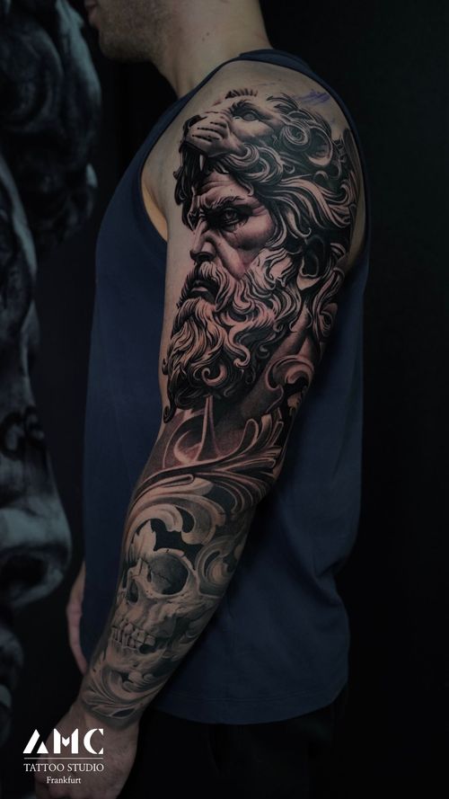 Tattoo von Tätowierer Sorin von AMC Tattoo Studio in Frankfurt