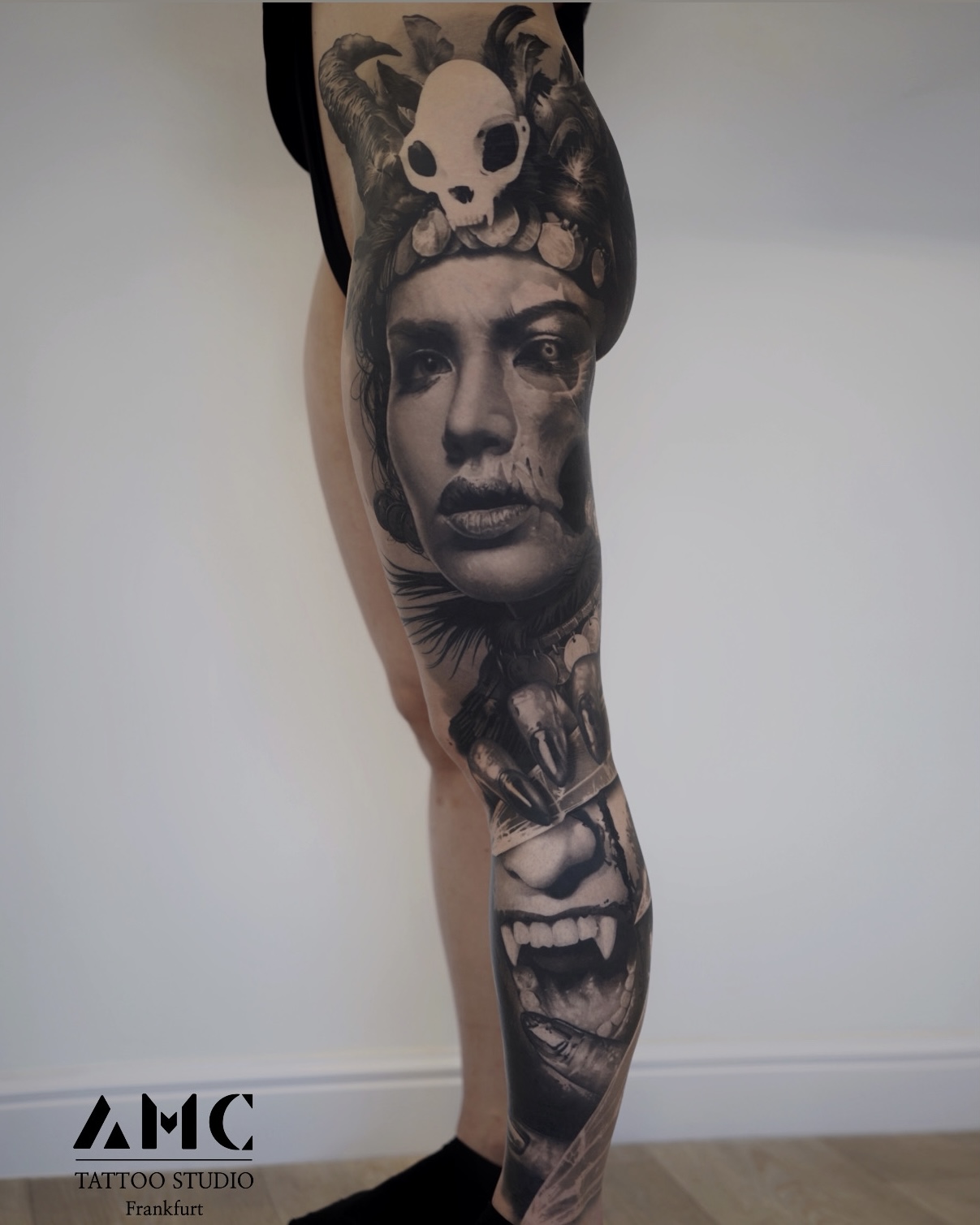 leg Tattoo Frankfurt