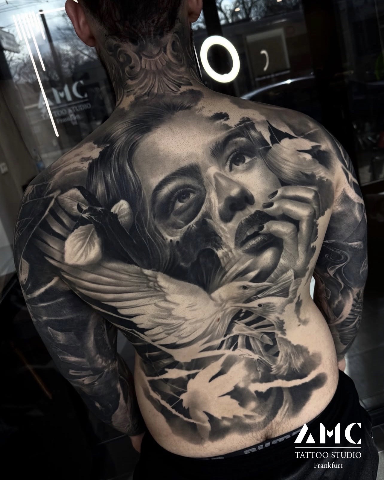 full back tattoo frankfurt