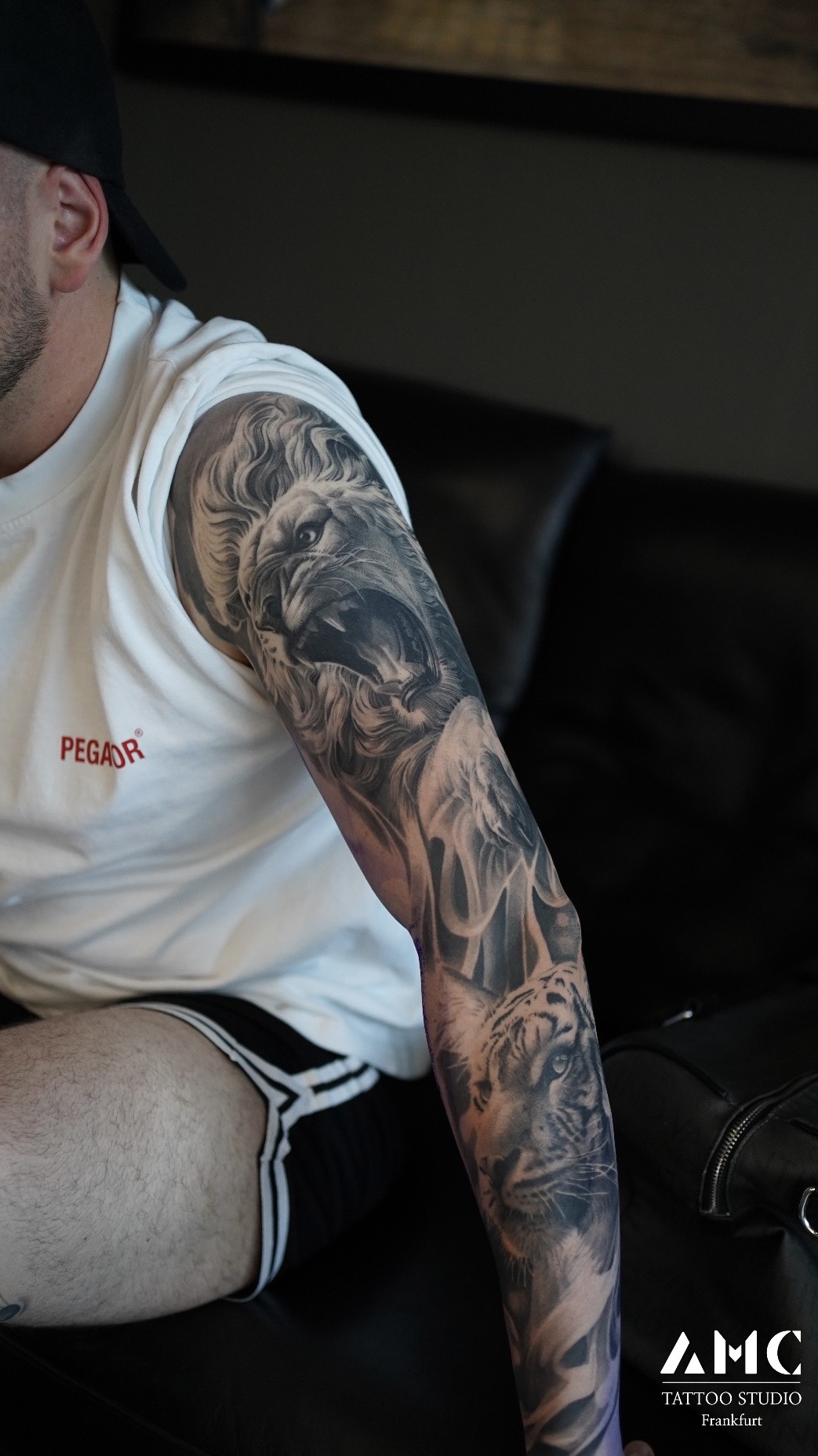 Löwe Tiger Tattoo Frankfurt