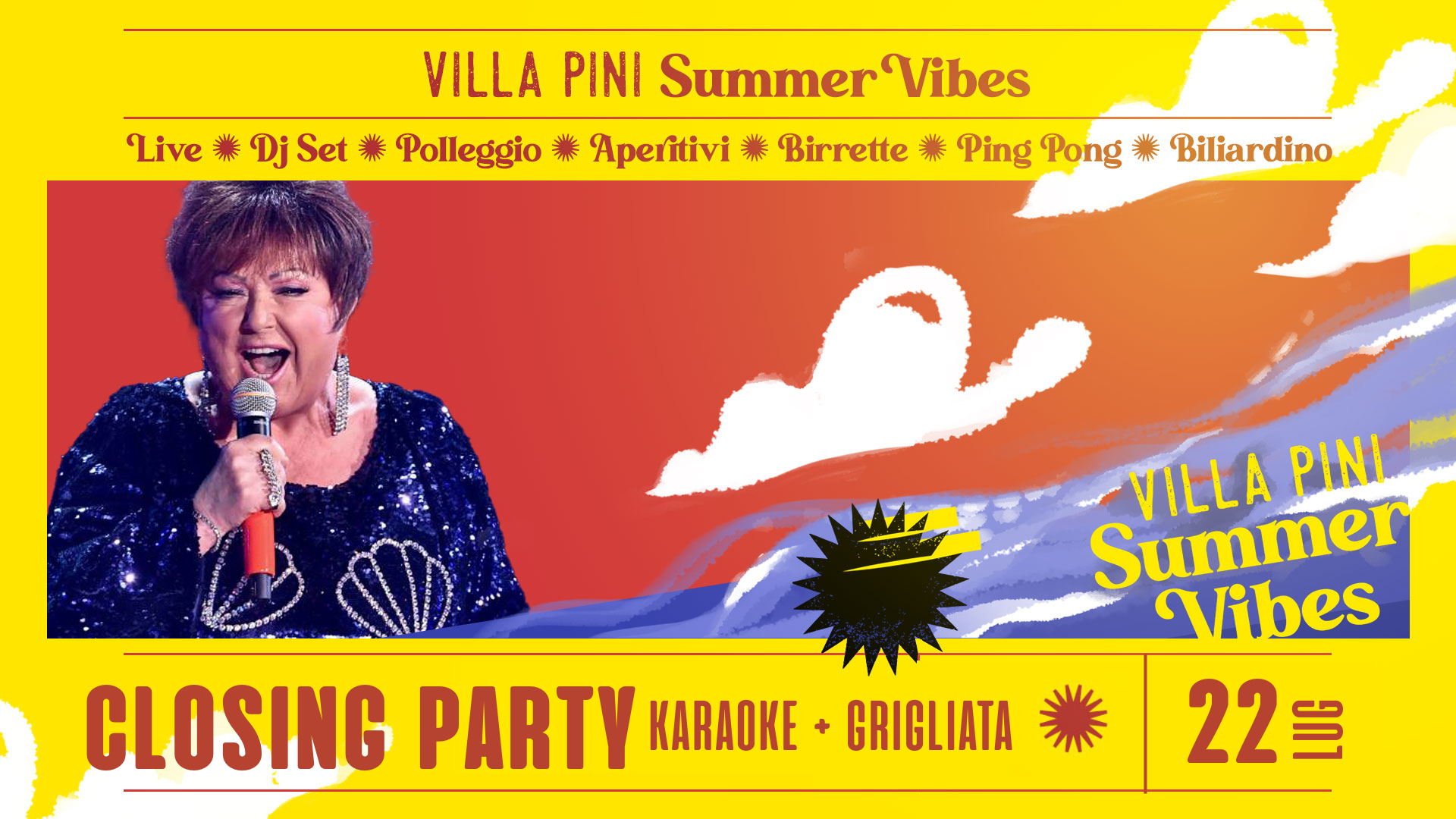CLOSING PARTY | KARAOKE + GRIGLIATA