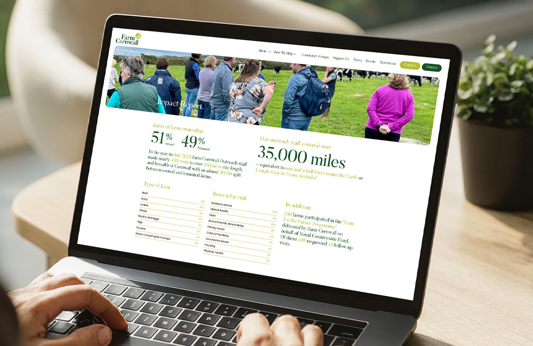Farm Cornwall Web Design