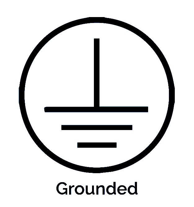 A logo relating to Mastercraft Electrical labelled 'grounded' with an image of an earth.