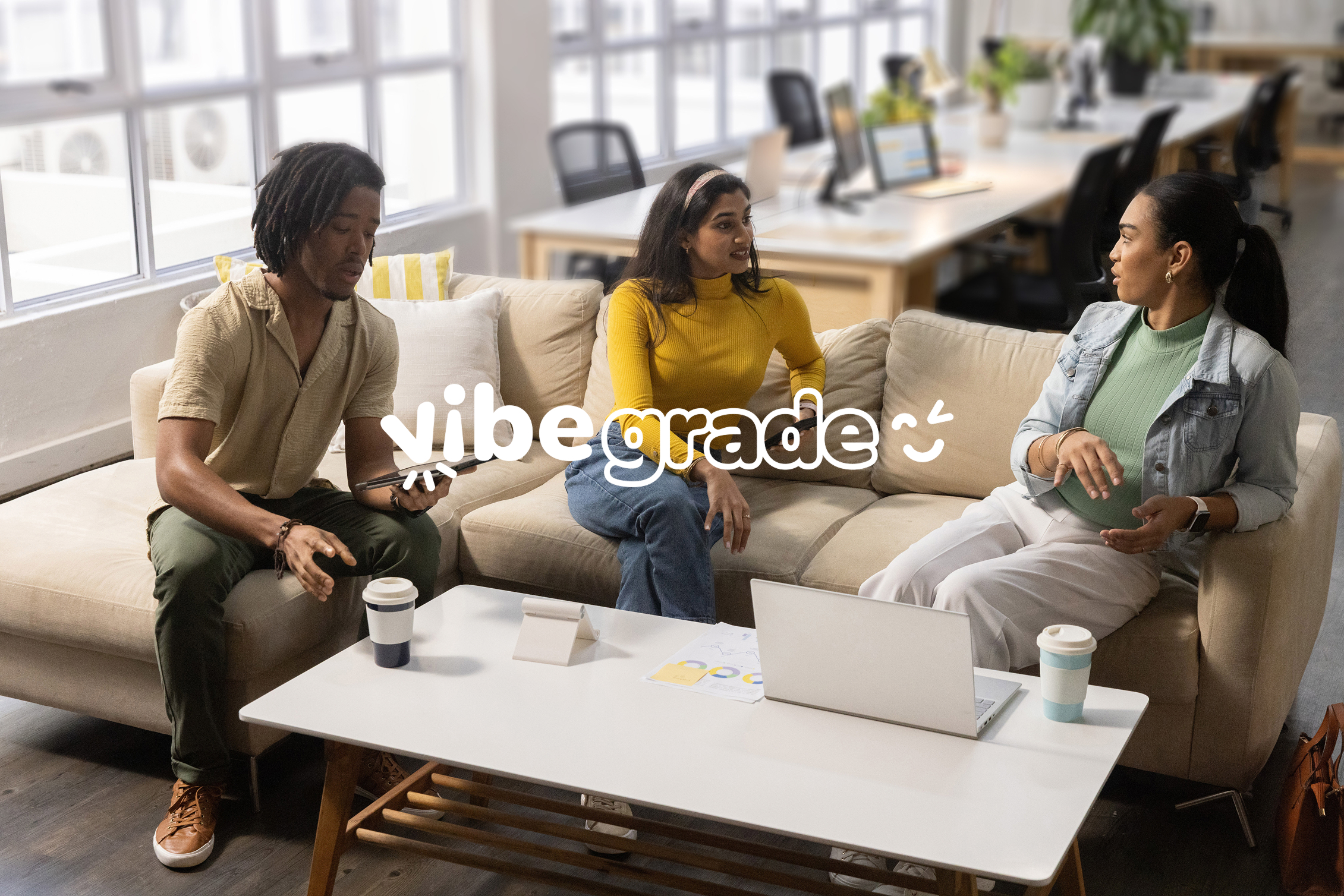 VibeGrade team working together