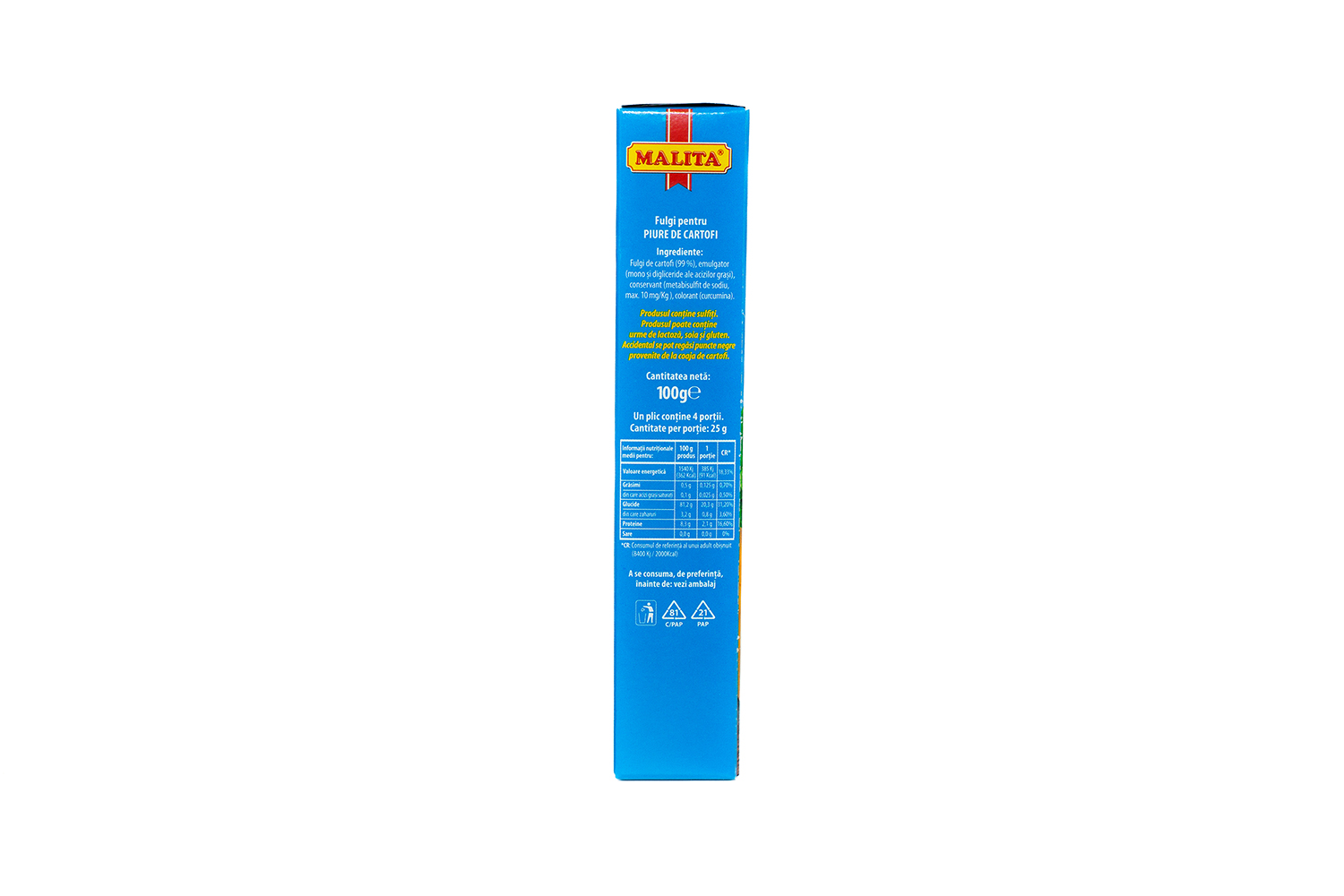 MALITA Piure de Cartofi 100g