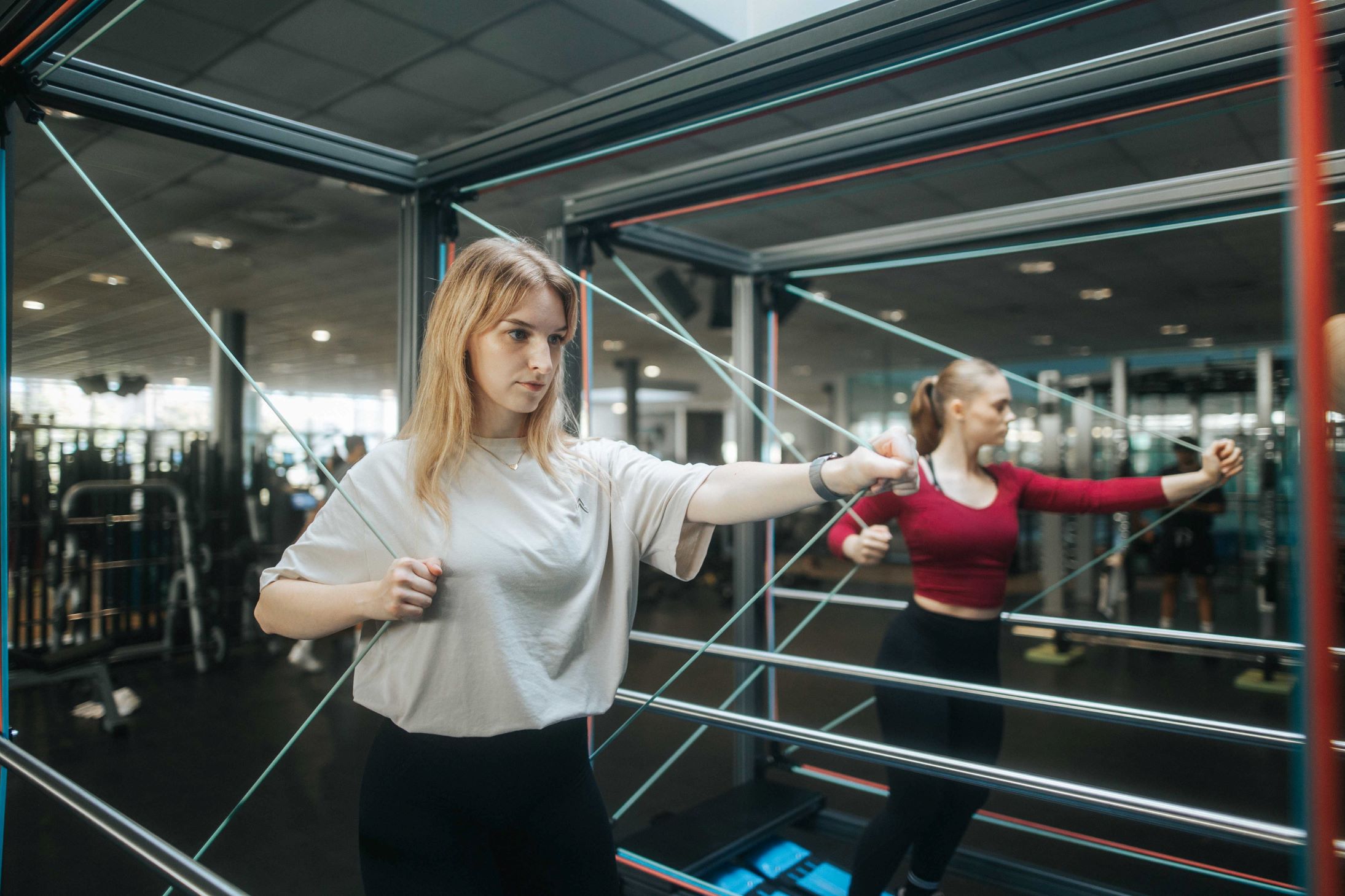 Die Sensopro-Geräte des Fitnessstudios in Altona.