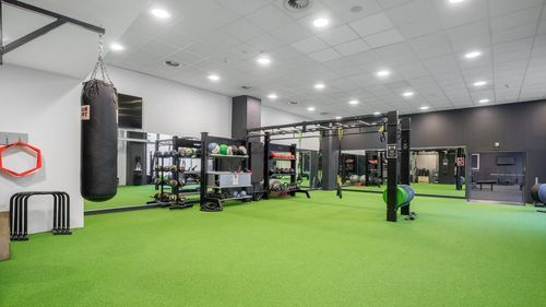 Der Functional Trainingsbereich des Holmes Place Fitnessstudios in Rüttenscheid.