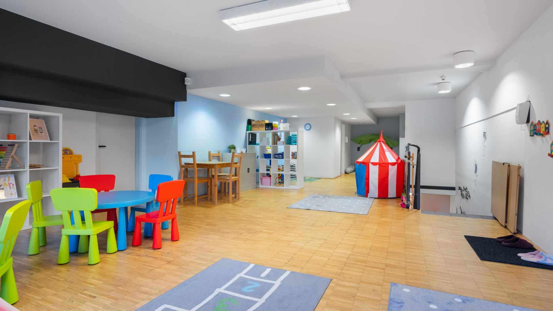 Die Kinderbetreuung des Holmes Place Fitnessstudios in Essen Rüttenscheid.